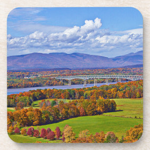 Rhinecliff Bridge in de herfst Onderzetter
