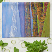 Rhinecliff Bridge in de herfst Theedoek (Gevouwen)