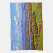 Rhinecliff Bridge in de herfst Theedoek (Verticaal)