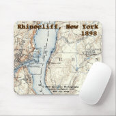 Rhinecliff Historic Map mousepad Muismat (Met muis)