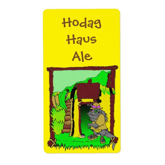 Rhinelander Hoday Haus Home Bierflesje Label Brouw (Voorkant)