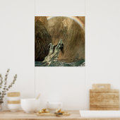 Rhinemaiden van Wagner's "Ring" door Arthur Rackha Poster (Keuken)