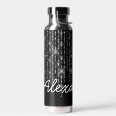 Rhinestone Bling met naam Waterfles (Links)