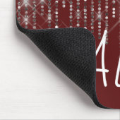 Rhinestone Bling met Name Muismat (Hoek)