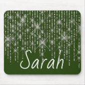 Rhinestone Bling met Name Muismat (Voorkant)