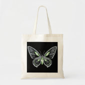 Rhinestone Butterfly Canvas tas Diamonds Design (Voorkant)