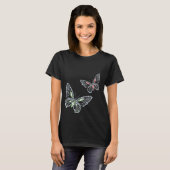 Rhinestone Butterflys Diamond Women's Top (Voorkant volledig)