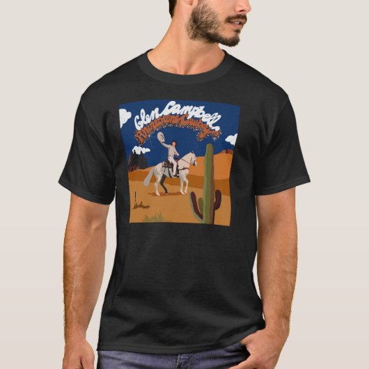 Rhinestone Cowboy Album Essential T-Shirt (Voorkant)