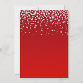 Rhinestone Diamanten Rood Verlopend 21e Verjaardag Kaart (Achterkant)