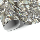  Rhinestone Diamond Bling Mirror-patroon Cadeaupapier (Rol Hoek)