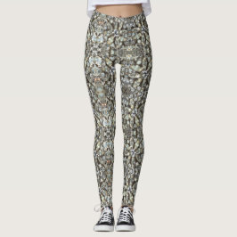 Rhinestone Diamond Bling Mirror Patroon Leggings