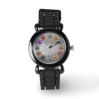 Rhinestone edelsteen stijl glam meisje horloge