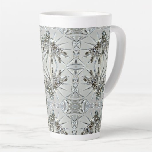  Rhinestone Elegant Art Deco Latte Mok (Rechterhoek)