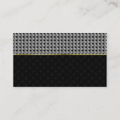 Rhinestone Glamor Set visitekaartje (Achterkant)