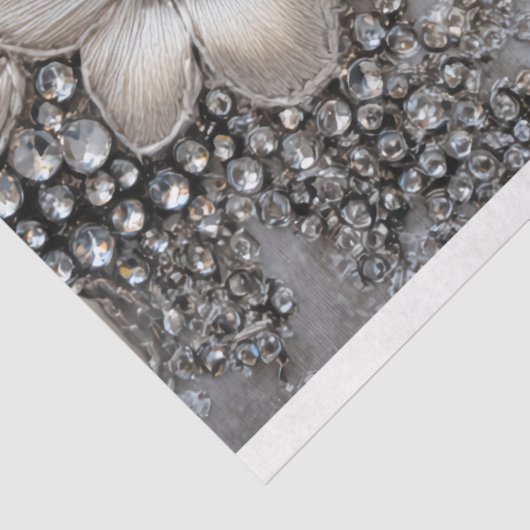 Rhinestone Patina, achtergrond Bling Tissuepapier (Detail)