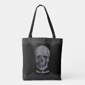 Rhinestone Skull Tote Bag (Achterkant)