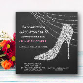 Rhinestone Stilleto Bachelorette Party Kaart