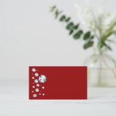 Rhinestone Visitekaartjes (Staand voorkant)