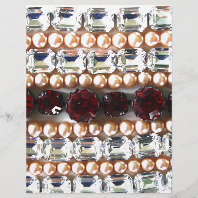Rhinestonen en parels —  juwelen (Voorkant)