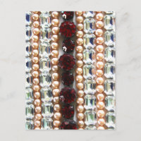 Rhinestonen en parels — juwelen