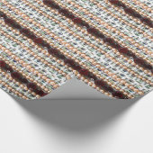 Rhinestonen en parels —  juwelen cadeaupapier (Hoek)