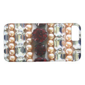 Rhinestonen en parels —  juwelen Case-Mate iPhone case (Achterkant (Horizontaal))
