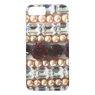 Rhinestonen en parels —  juwelen Case-Mate iPhone case