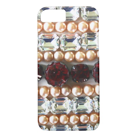Rhinestonen en parels —  juwelen Case-Mate iPhone case (Achterkant)