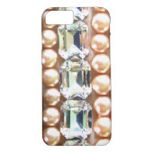 Rhinestonen en parels —  juwelen Case-Mate iPhone case (Achterkant)