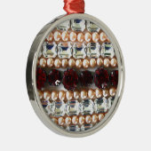 Rhinestonen en parels —  juwelen metalen ornament (Rechts)