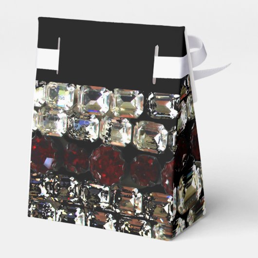 Rhinestonen -  juwelen bedankdoosjes (Achterkant)