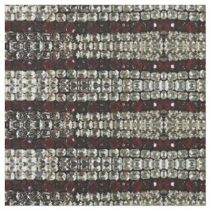 Rhinestonen - rood en helder stof