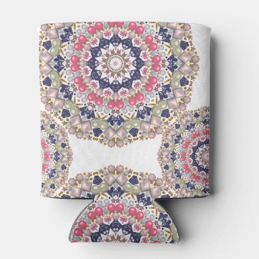 Rhinestonen, sequenties, confetti blikjeskoeler (Achterkant)