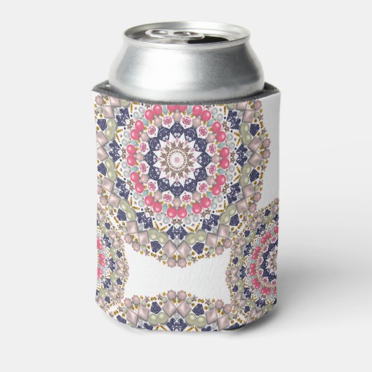 Rhinestonen, sequenties, confetti blikjeskoeler (Blikje Achterkant)