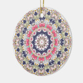 Rhinestonen, sequenties, confetti keramisch ornament (Links)