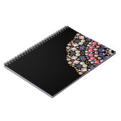 Rhinestonen, sequenties, confetti notitieboek (Linkerzijde)