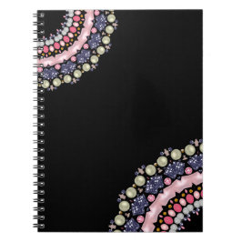 Rhinestonen, sequenties, confetti, pareltje notitieboek