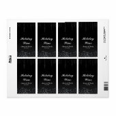 Rhinestones Glitter Bling Diamant Feest Wijnlabel Etiket (Full Sheet)