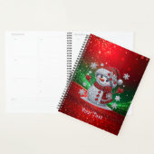 Rhinestones Sneeuwman Vakantieplanner Planner (Display)