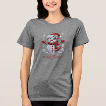 Rhinestones Sneeuwman Vrouw Holiday