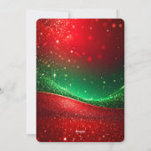 Rhinestones Snowman Holiday Card Feestdagenkaart (Achterkant)