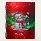 Rhinestones Snowman Holiday Planner (Voorkant)