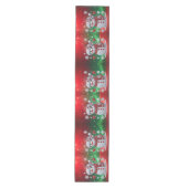 Rhinestones Snowman Holiday Table Runner Medium Tafelloper (Voorkant)