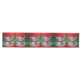 Rhinestones Snowman Holiday Table Runner Medium Tafelloper (Horizontaal)