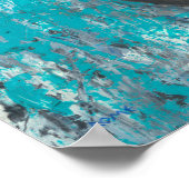 Rhino380 - Abstracte rhinosceros art Poster (Hoek)