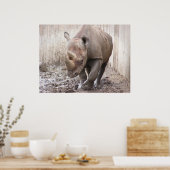 Rhino 1 Poster (Keuken)