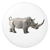 Rhino African Animal Oerwoud Drawer Keramische Knop (Voorkant)