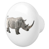 Rhino African Animal Oerwoud Drawer Keramische Knop (Rechts)