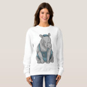 Rhino als ambachtsman met de Franse Trui (Voorkant volledig)