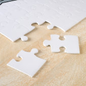 Rhino als Basketbalspeler met Basketball Legpuzzel (Zijkant)